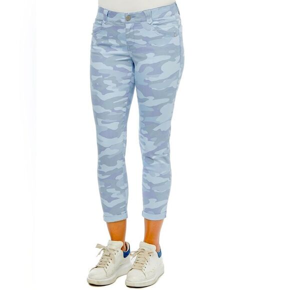 Democracy "Ab"solution Crop Ankle Skimmer Camouflage Pants mid rise 14P - Picture 1 of 11